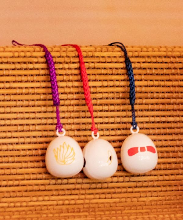 Strap netsuke metal Animales auspiciosos3