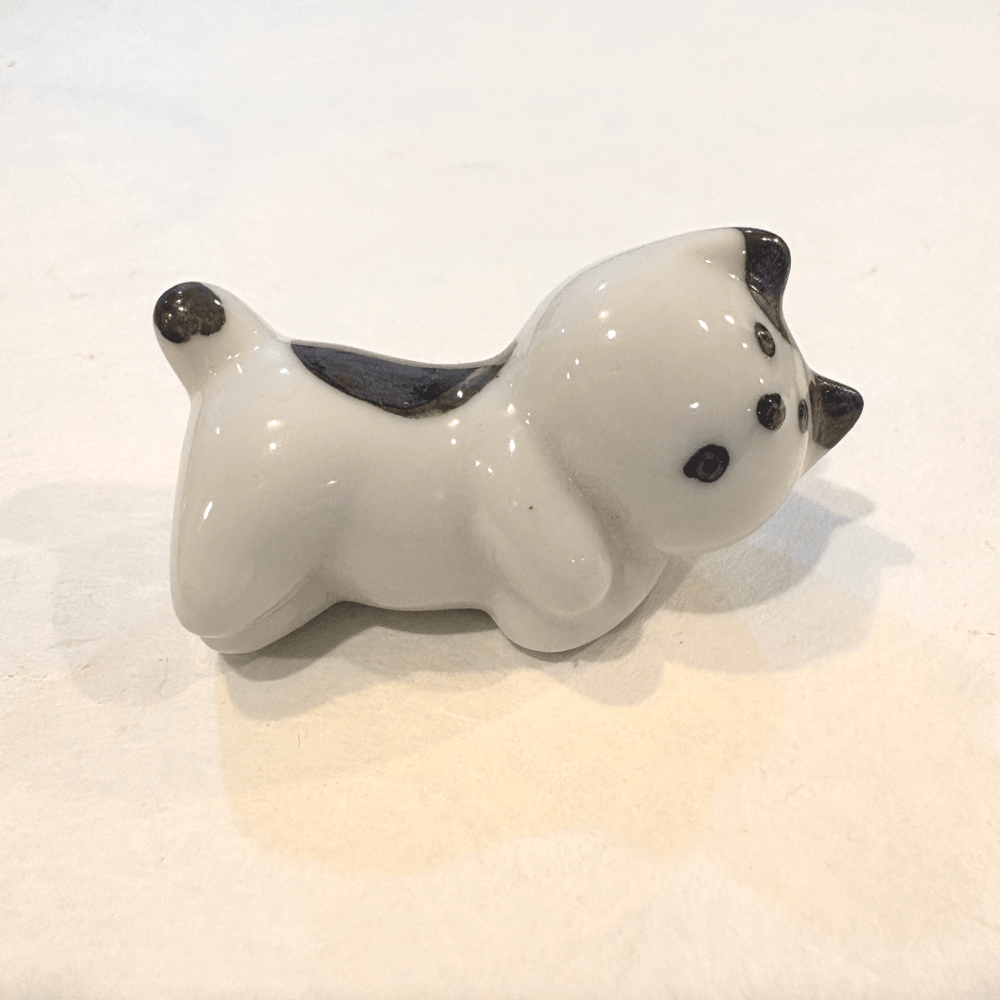 Gatito de cerámica artesanal japonesa de Seto (w)10
