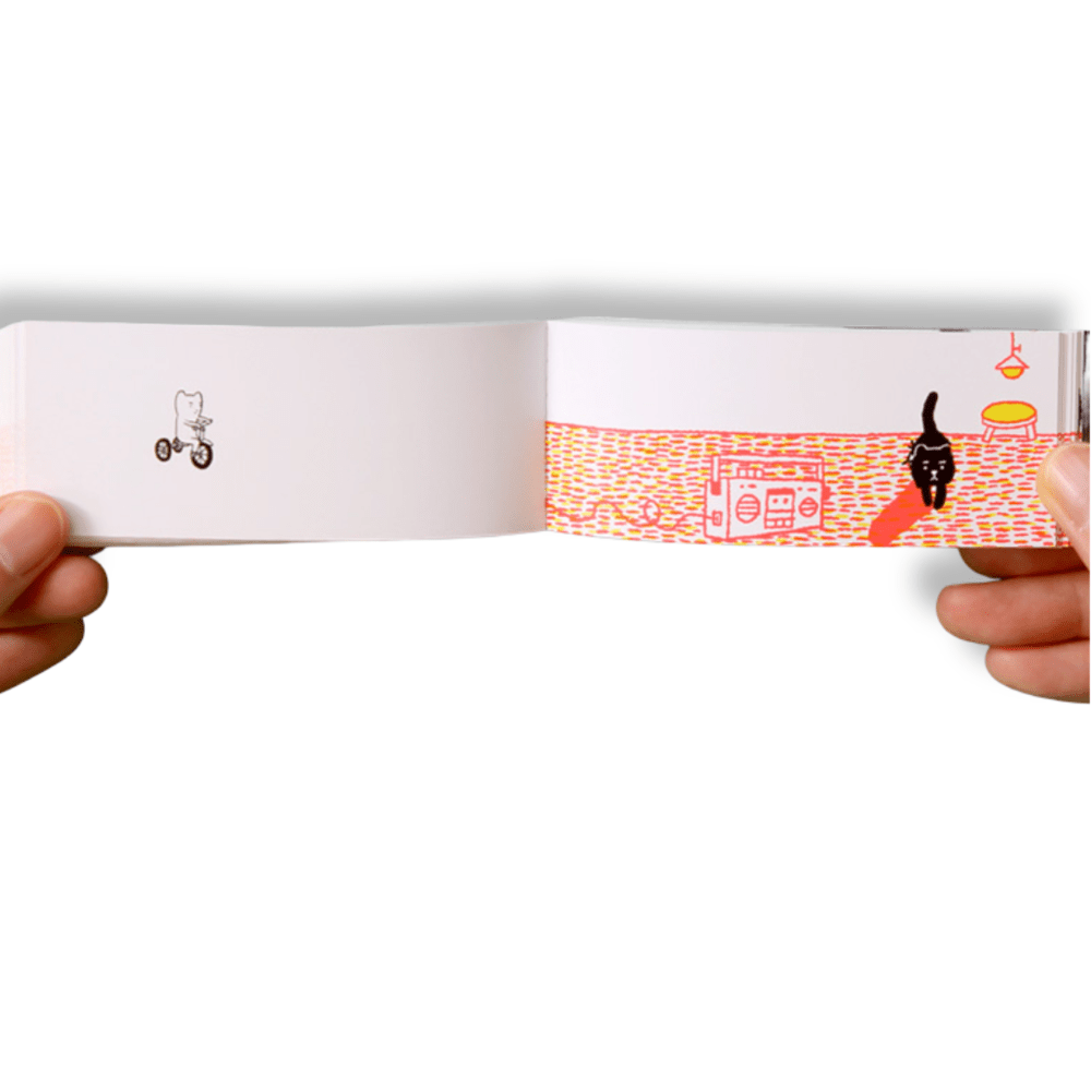 Flipbook japonés A kitten´s way of greeting6