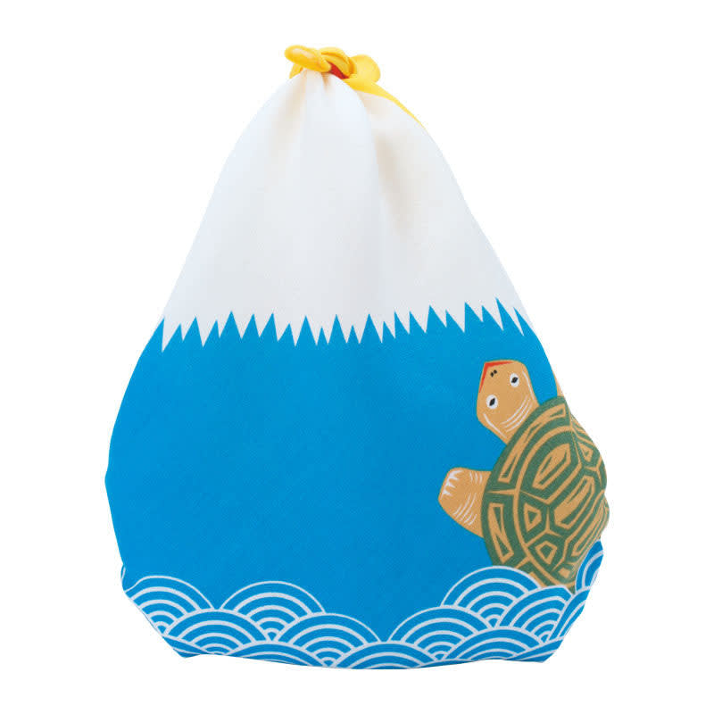 Furoshiki japonés 48 cm COCHAE Monte Fuji Amarillo3