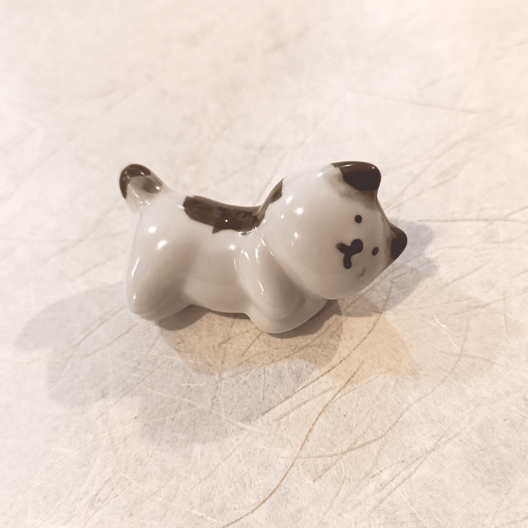Gatito de cerámica artesanal japonesa de Seto (w)25