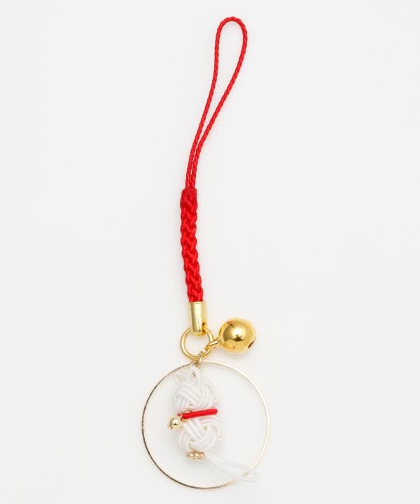 Strap japonés de gato en mizuhiki – Kaya4