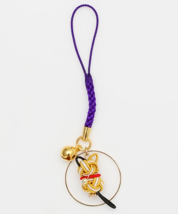 Strap japonés de gato en mizuhiki – Kaya5