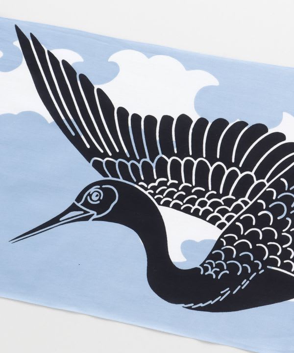 Tenugui japonés: Grullas en vuelo – Kuro1