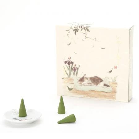 Incienso japonés cone set Brotes de Primavera – Iyashi Neko1