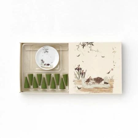 Incienso japonés cone set Brotes de Primavera – Iyashi Neko2