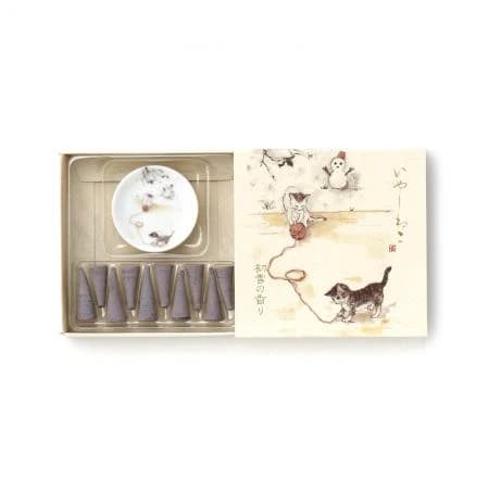 Incienso japonés Cone set Primera Nieve – Iyashi Neko2