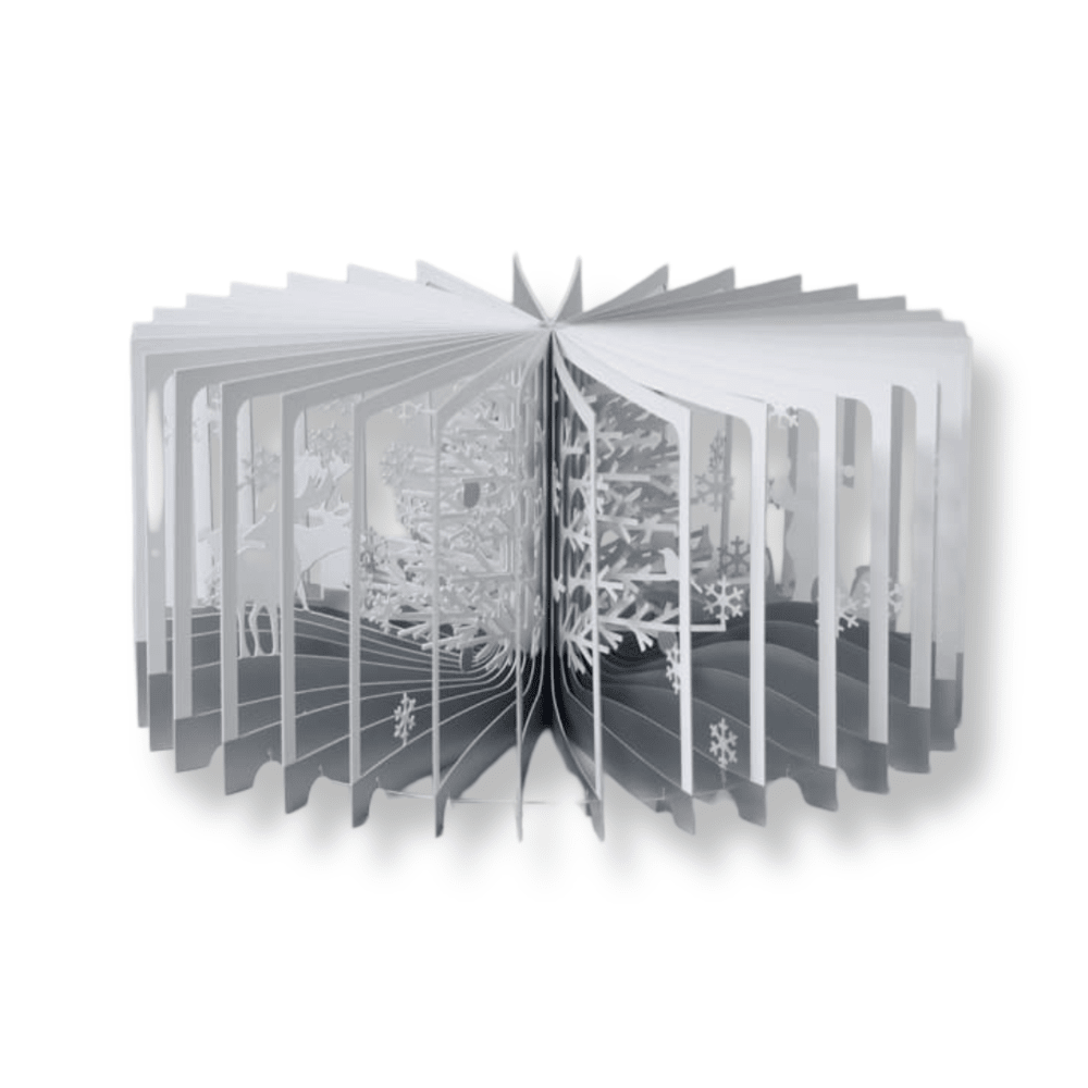 Libro 360° japonés Paisaje nevado2