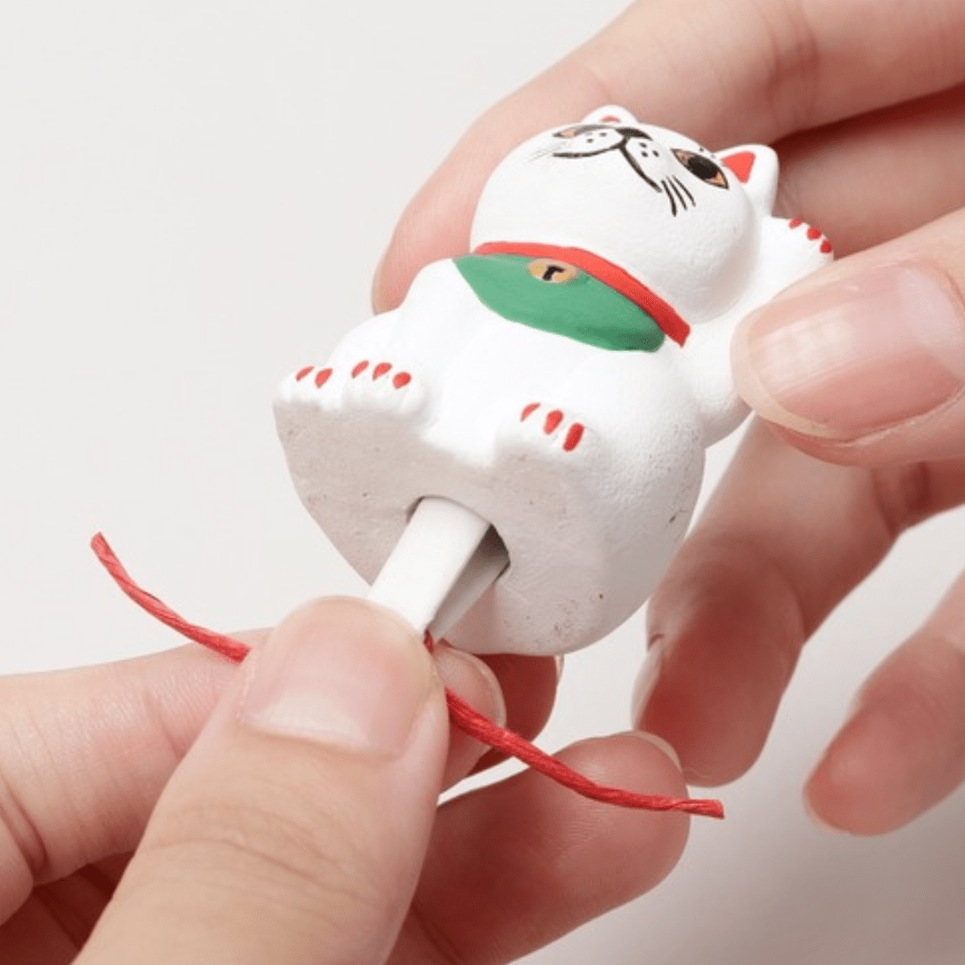 Manekineko Omikuji de cerámica4
