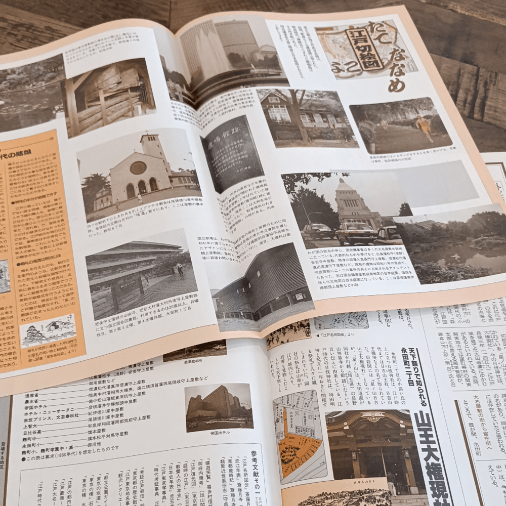Mapa histórico de Edo – Sotosakurada y Nagatacho5