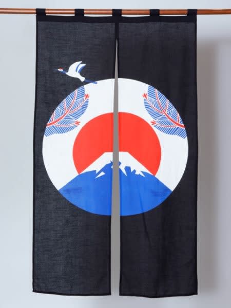Noren o Cortina Tradicional Fuji azul1