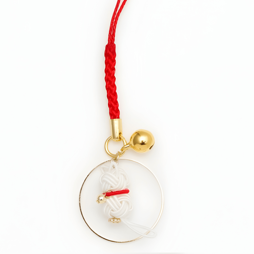 Strap japonés de gato en mizuhiki – Kaya6