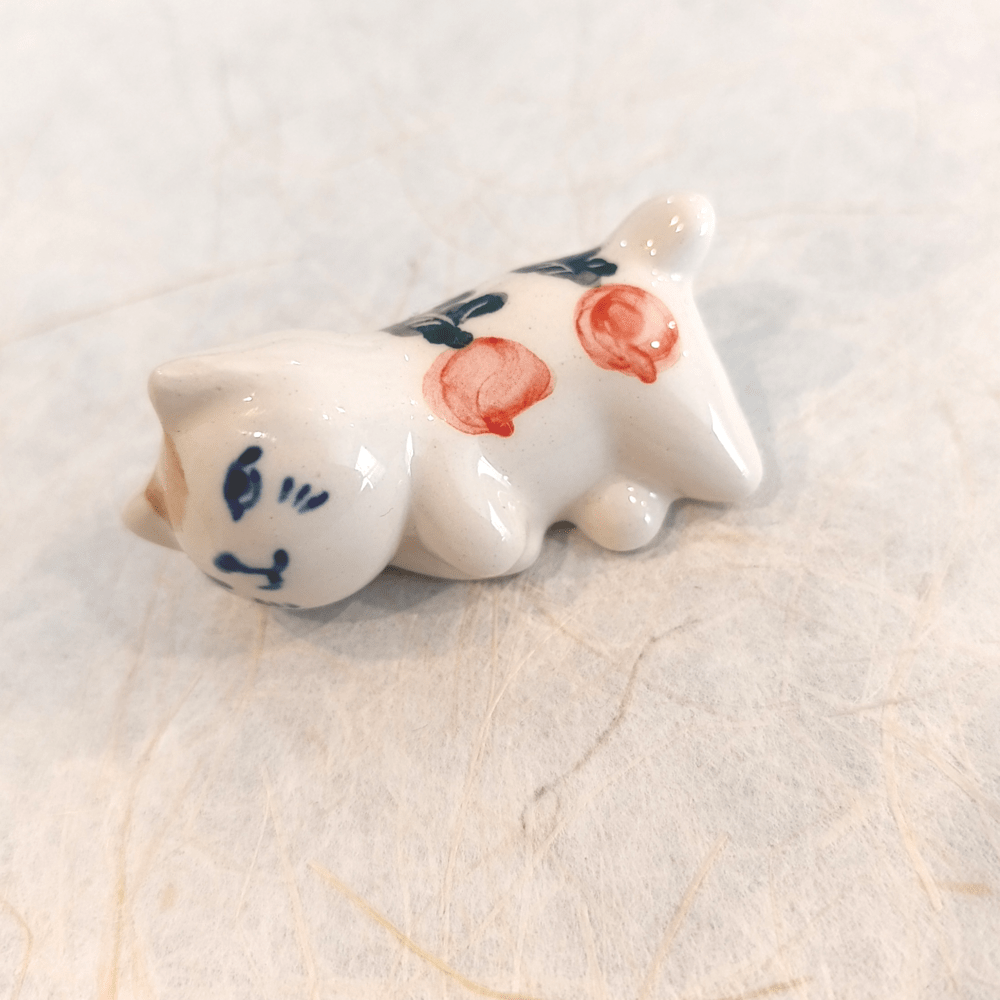 Gatito de cerámica artesanal japonesa de Seto (w)21