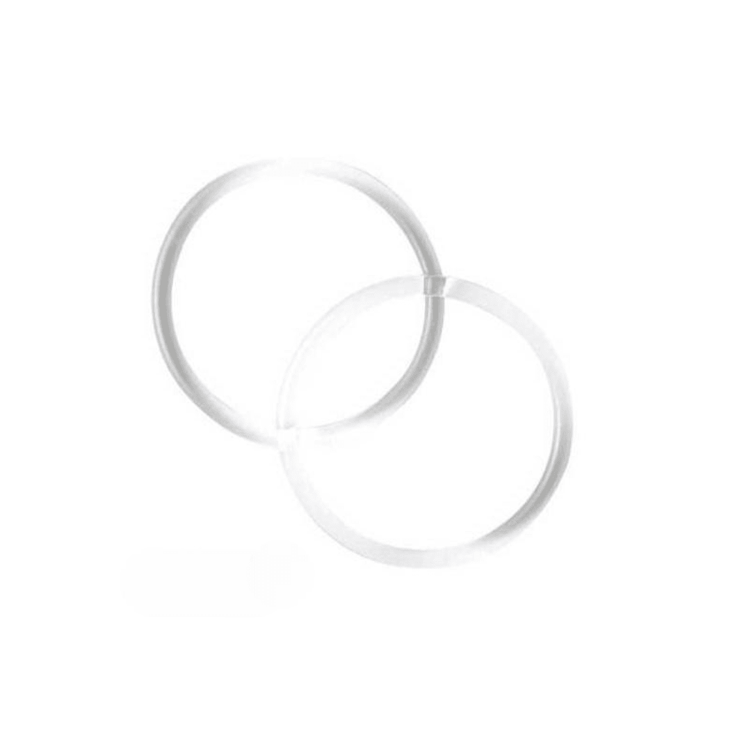 Aros acrílicos para furoshiki Ring transparente – Set de 21