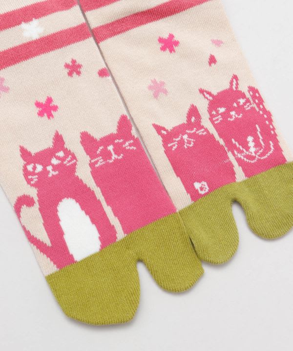 Media Tabi japonesa (23–25 cm): Sakura Neko2