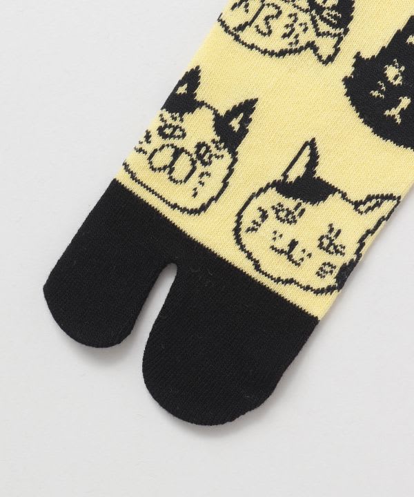 Media Tabi japonesa (25–28 cm): Neko no Okao (gato)3