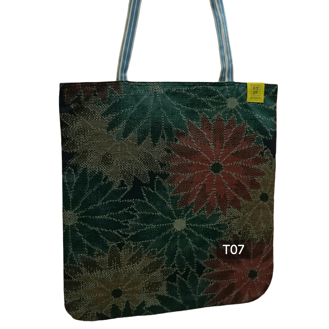 Tote bags reversibles japoneses de kimono6