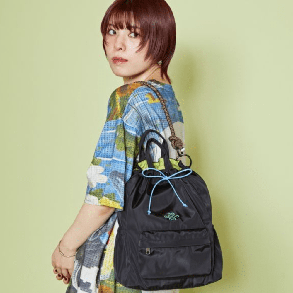 Tote Bag japonés con bordado Takaramusubi1