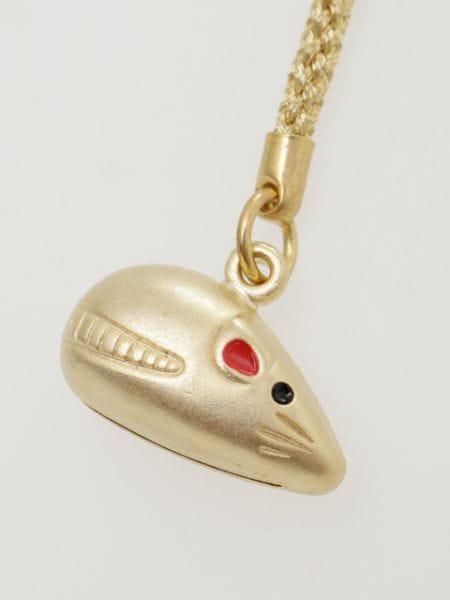 Strap o colgante japonés dorado de zodiaco japonés10