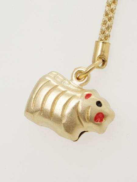 Strap o colgante japonés dorado de zodiaco japonés12