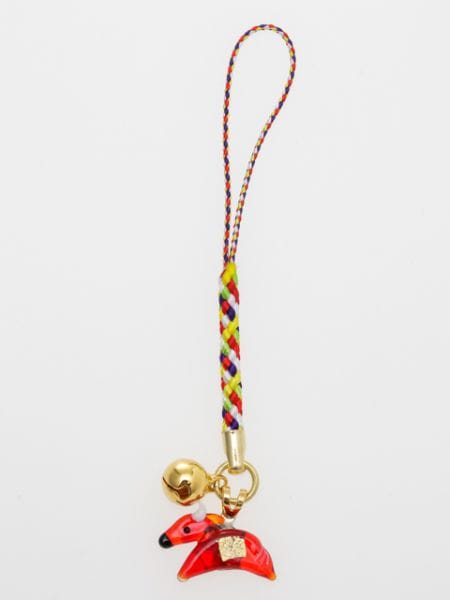 Strap o colgante japonés del zodiaco con hoja de oro2