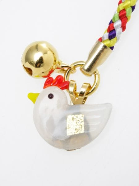 Strap o colgante japonés del zodiaco con hoja de oro8