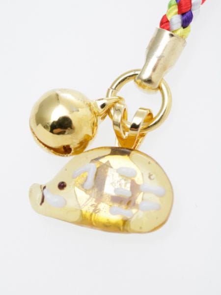 Strap o colgante japonés del zodiaco con hoja de oro10