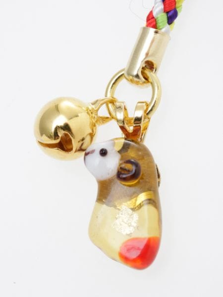 Strap o colgante japonés del zodiaco con hoja de oro11