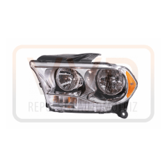 OPTICO HALOGENO DELANTERO IZQUIERDO MOLDURA CROMADA DODGE DURANGO 3.6 2011/2013