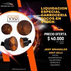FOCOS INTERMITENTES DEL. D/I JEEP WRANGLER 2007/2013