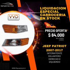 FAROLES INTERMITENTES DEL. D/I JEEP PATRIOT 2007/2017