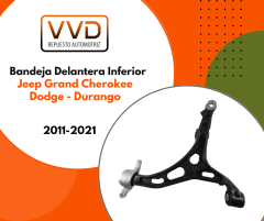 BANDEJA DELANTERA INFERIOR JEEP GRAND CHEROKEE DODGE DURANGO 2011/2021 0