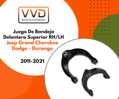 JUEGO BANDEJAS DELANTERA SUPERIOR JEEP GRAND CHEROKEE DODGE DURANGO 2011/2021 0