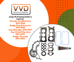 JUEGO EMP. SUPERIOR DODGE DURANGO 2011/2019 JEEP GRAND CHEROKEE 2011/2019