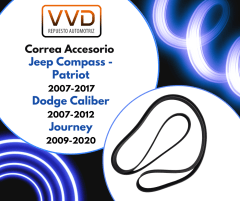 CORREA ACCESORIOS DODGE CALIBER 2007/2012 JOURNEY 2009/2020 JEEP COMPASS - PATRIOT 2007/2017