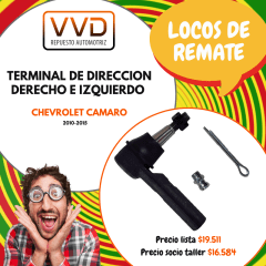 TERMINAL DIRECCION D/I CHEVROLET CAMARO 2010/2015