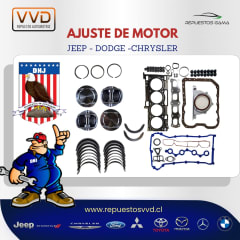 AJUSTE MOTOR 2.4 CC DODGE CALIBER 2007/2012 JOURNEY 2009/2019 JEEP COMPASS 2007/2017 PATRIOT 2007/2017