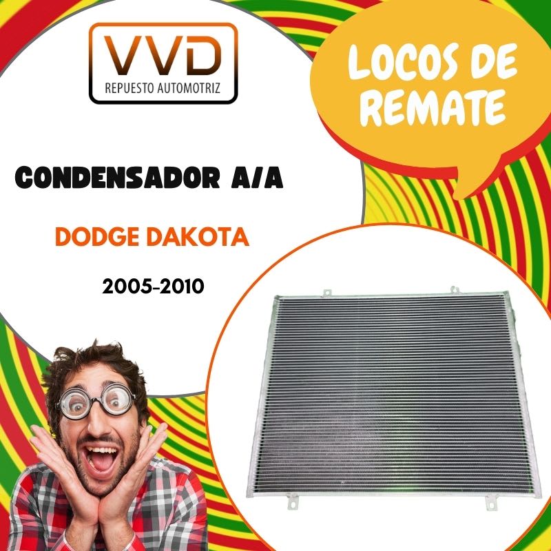 CONDENSADOR A/A Dodge Dakota 05/10 CAA2112