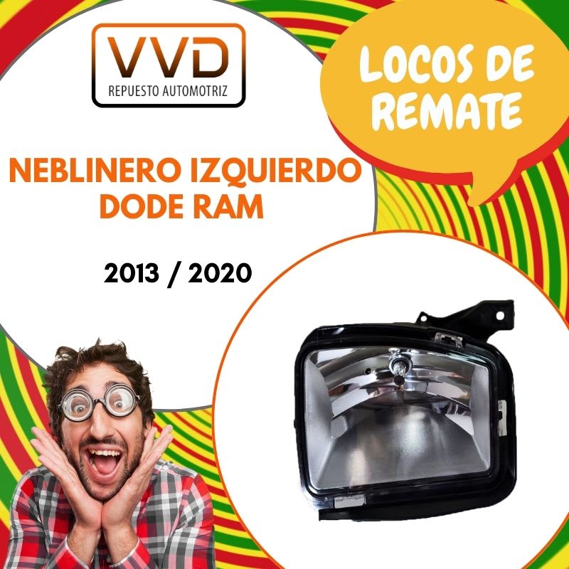 NEBLINERO IZQUIERDO DODE RAM 2013/20201