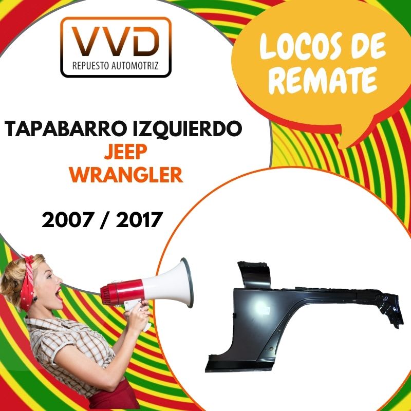 TAPABARRO IZQUIERDO  JEEP WRANGLER 07/171