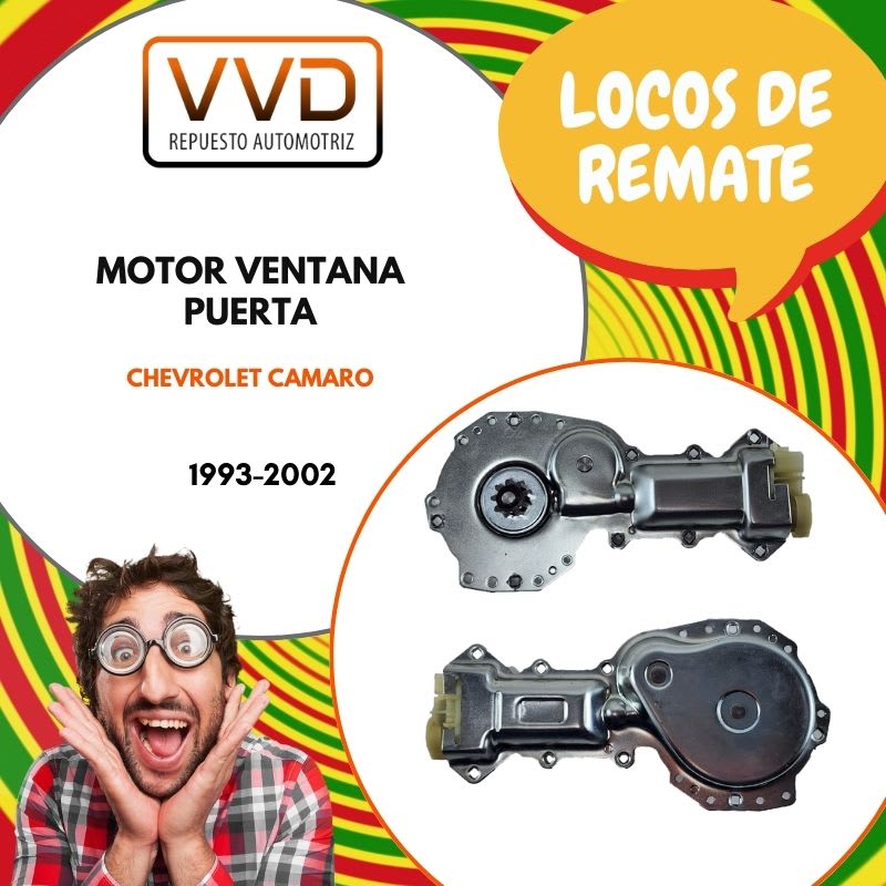 MOTOR VENTANA DELANTERO D/I CHEVROLET CAMARO 1993/20021