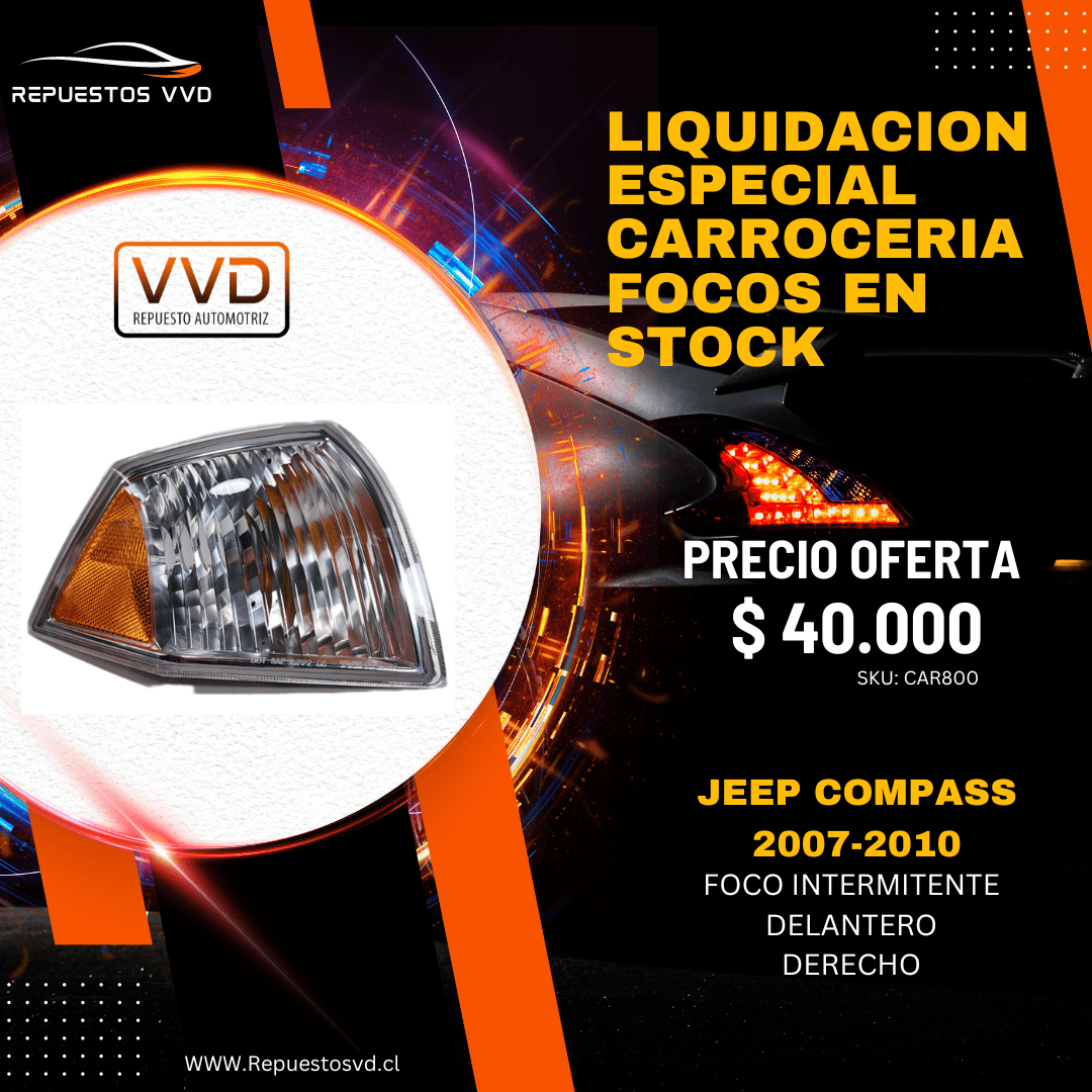 FOCO INTERMITENTE DEL. DER. JEEP COMPASS 2007/20101