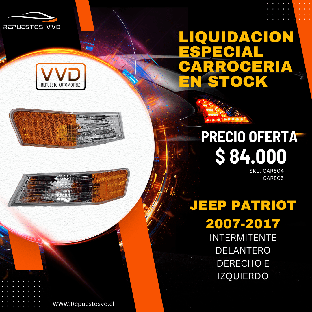 FAROLES INTERMITENTES DEL. D/I JEEP PATRIOT 2007/20171