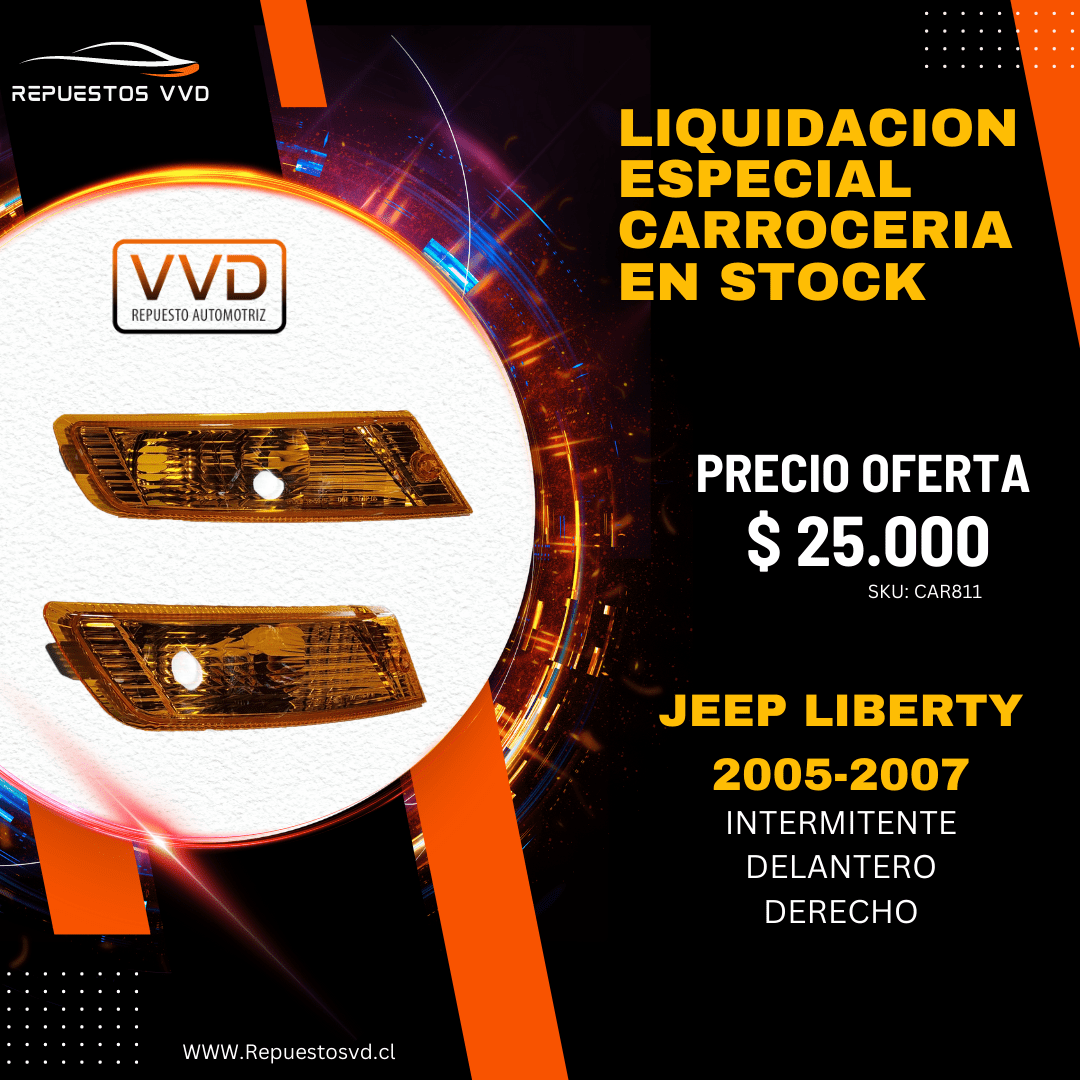 FOCO INTERMITENTE DEL. DER. JEEP LIBERTY 2005/20071