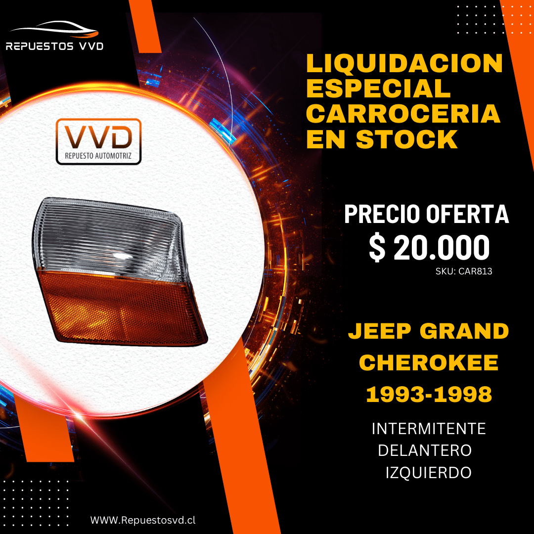 FOCO INTERMITENTE DELANTERO IZQ. JEEP GRAND CHEROKEE 1993/19981