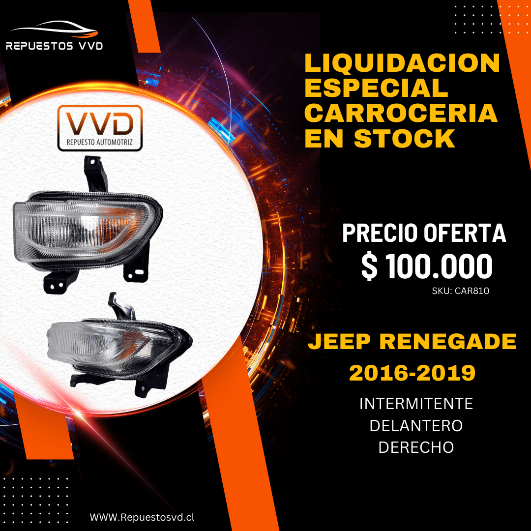 FOCO INTERMITENTE DELANTERO DER. JEEP RENEGADE 2016/20191