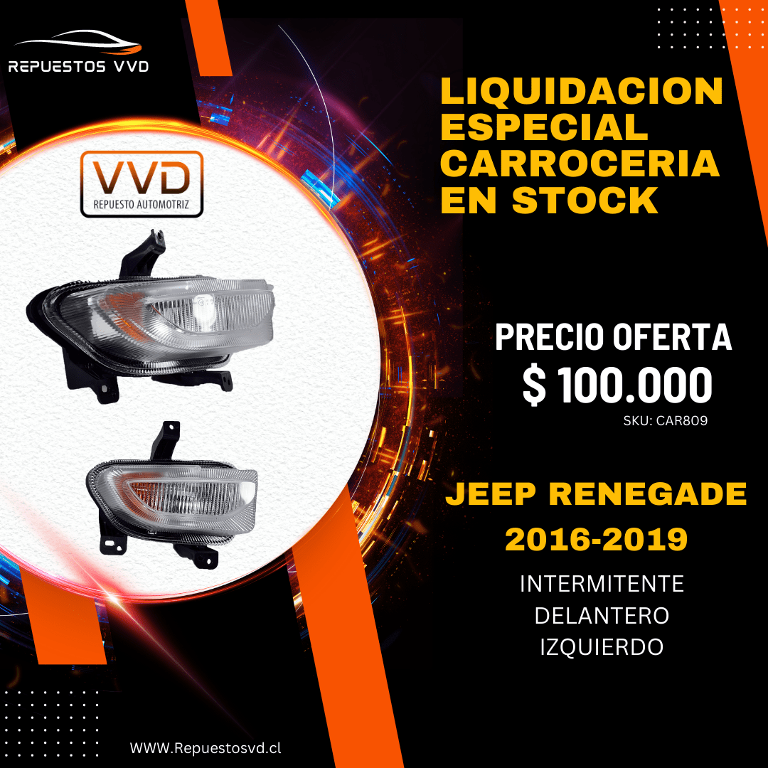 FOCO INTERMITENTE DELANTERO IZQ. JEEP RENEGADE 2016/20191
