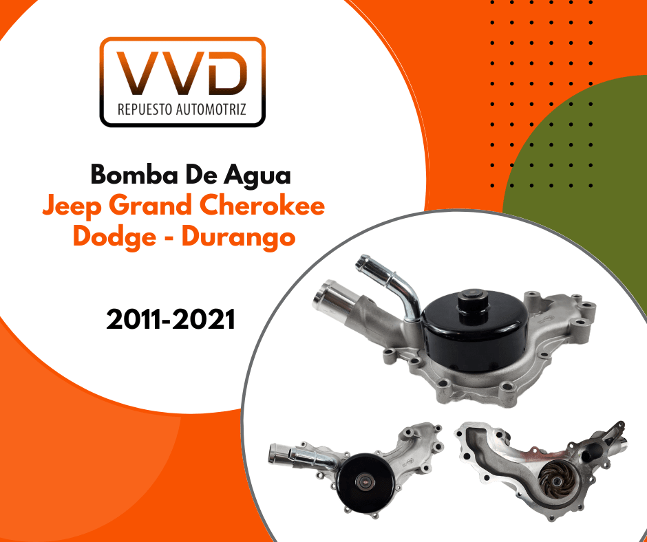 BOMBA DE AGUA 3.6 DODGE DURANGO JEEP GRAND CHEROKEE 2011/20151