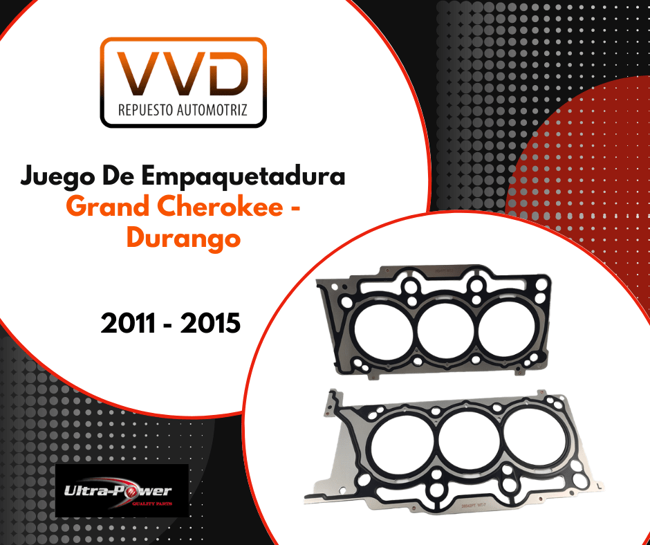 JUEGO EMPAQUETADURAS CULATA D/I JEEP GRAND CHEROKEE DODGE DURANGO 2011/20153