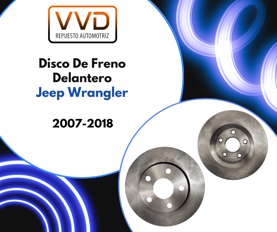 JUEGO DISCOS FRENO DELANTERO JEEP WRANGLER 2007/20181